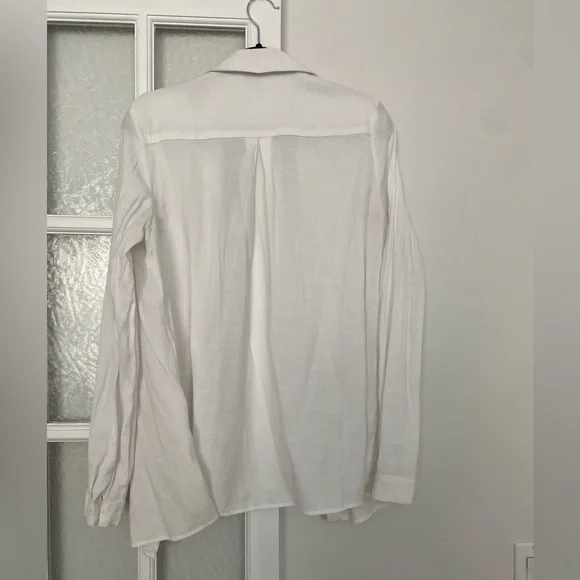 Princess Polly White Button Up Shirt - Picture 2 of 3